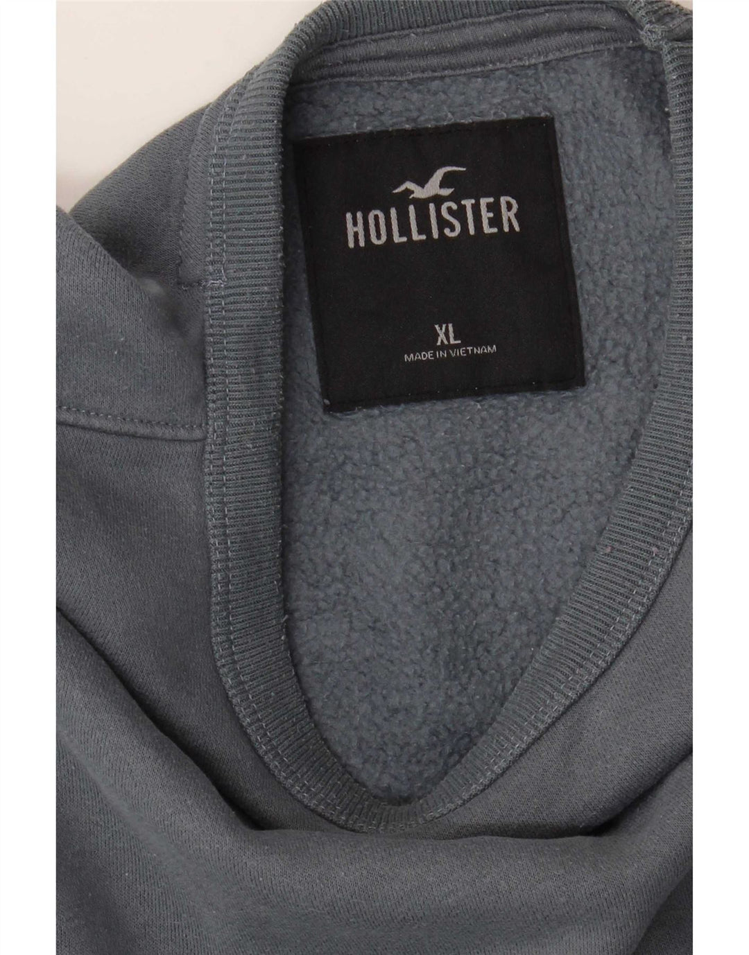 Felpa Hollister Uomo Maglione XL Grigia