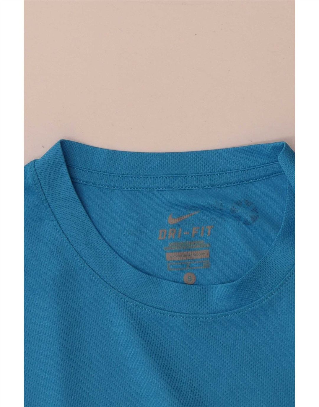 T-shirt grafica Nike Dri Fit da uomo, piccola, blu
