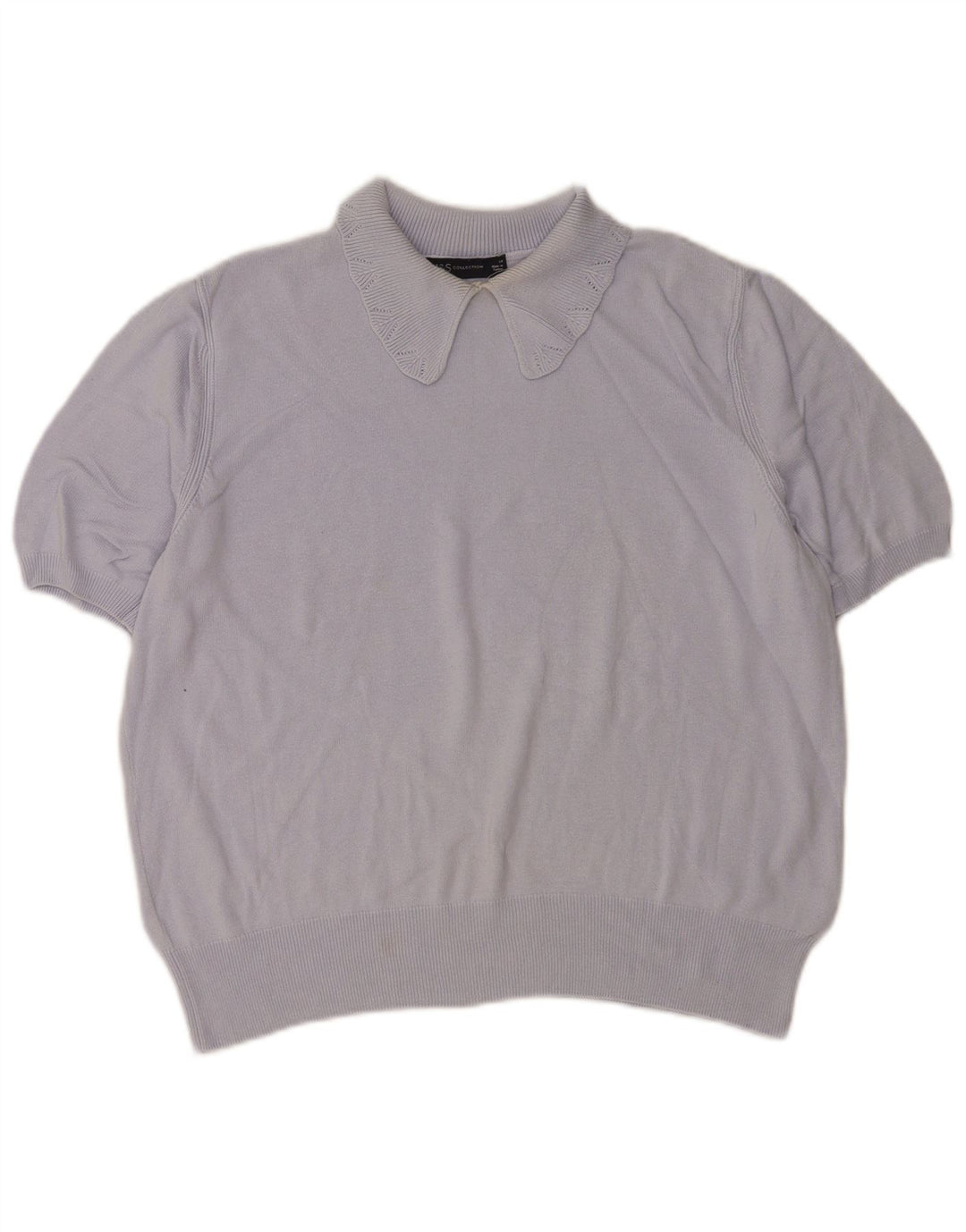 Maglione maglione collo alto da donna Marks & Spencer UK 14 grande blu