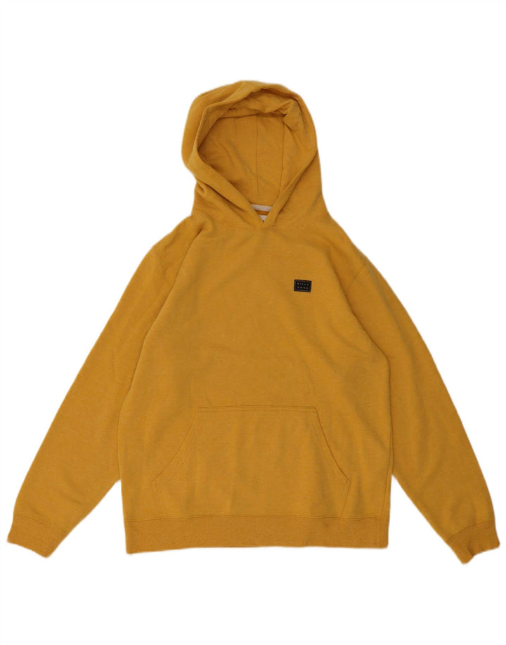 Felpa con cappuccio da bambino Billabong 15-16 anni in poliestere giallo