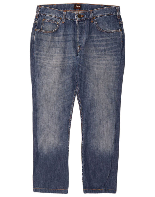 Jeans dritti Lee Knox da uomo W33 L28 cotone blu
