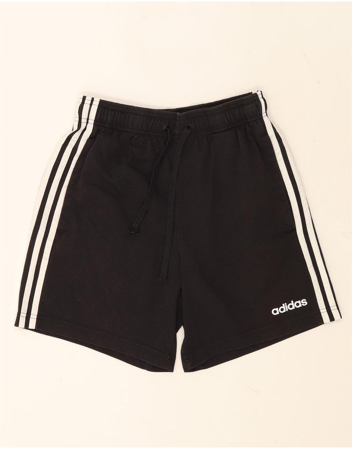 Pantaloncini sportivi da uomo Adidas piccoli in cotone nero