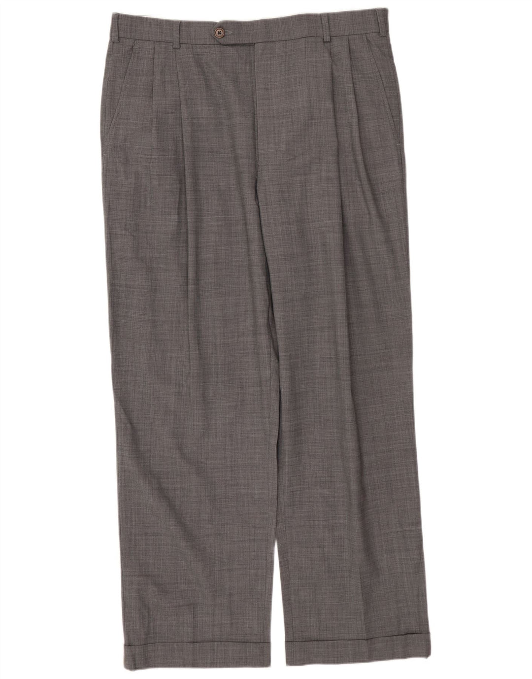 BROOKS BROTHERS Abito da Uomo 346 a 2 Bottoni in 2 Pezzi UK 42 XL W34 L29 Grigio Lana