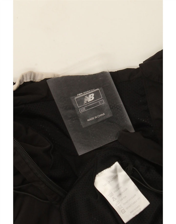 Giacca a vento grafica da uomo New Balance UK 36 Small Black Colourblock