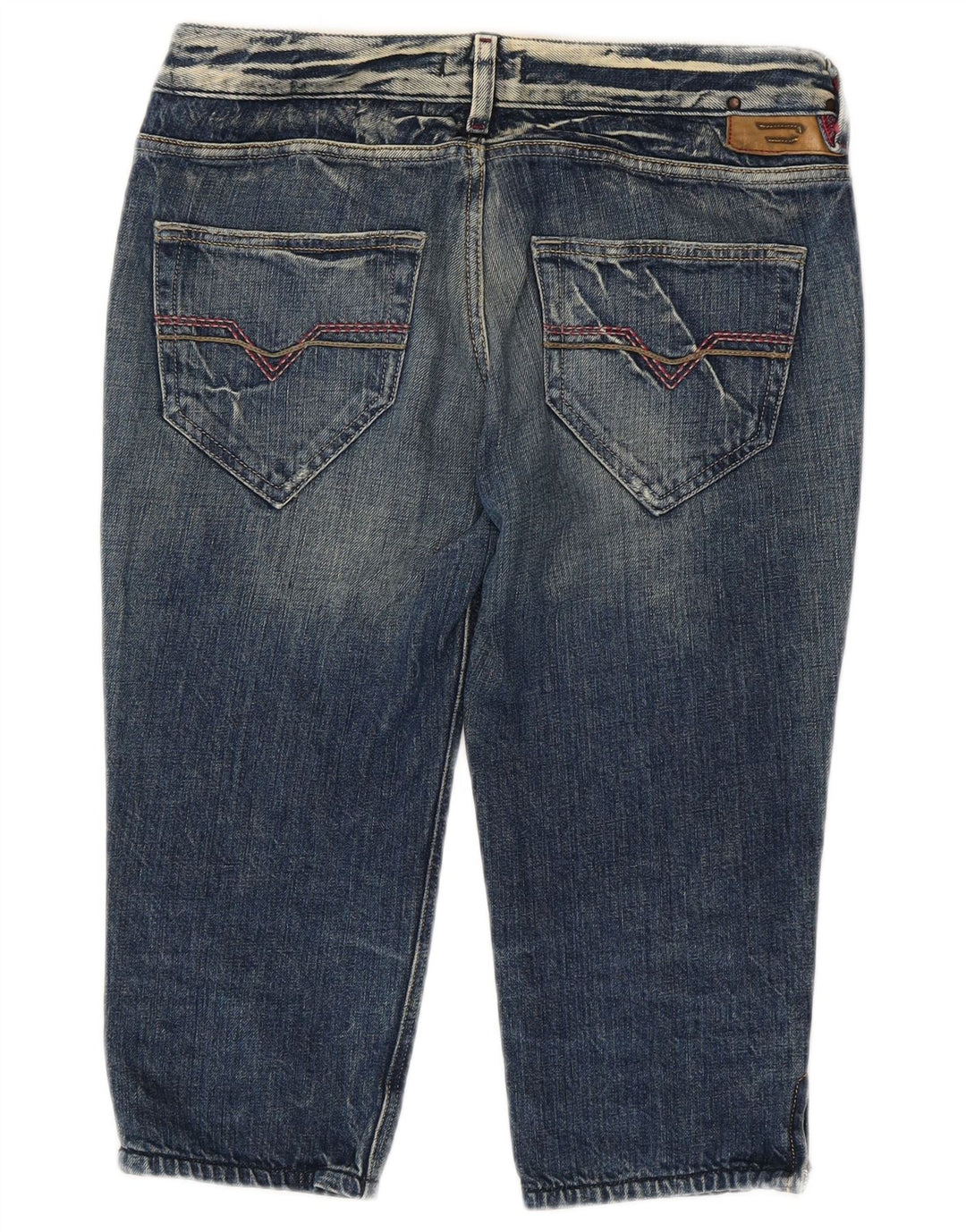 DIESEL Bermuda in denim da uomo W29 cotone blu medio