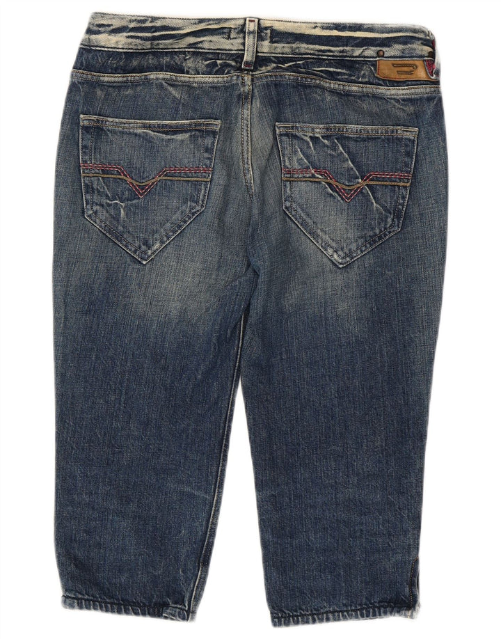DIESEL Bermuda in denim da uomo W29 cotone blu medio