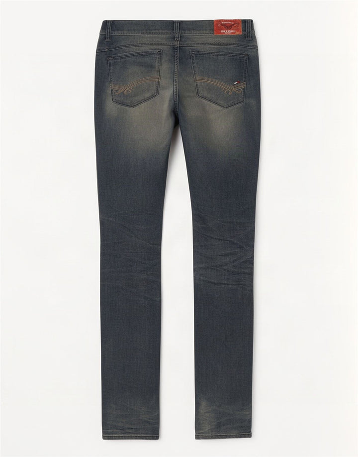 Jeans slim da donna Tommy Hilfiger W28 L32 cotone blu