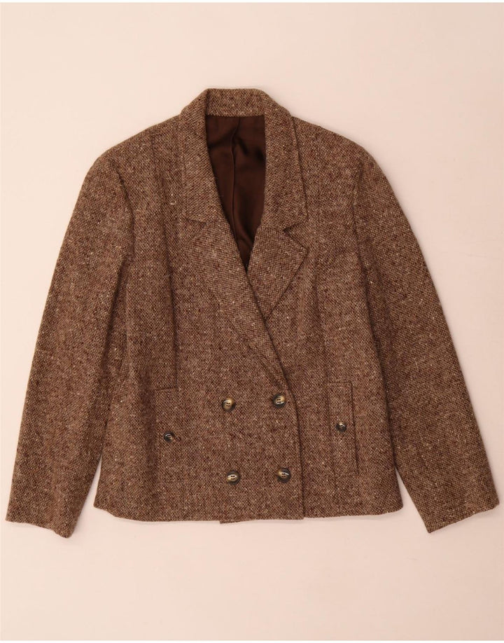 Set gonna vintage da donna in 2 pezzi media W24 marrone screziato