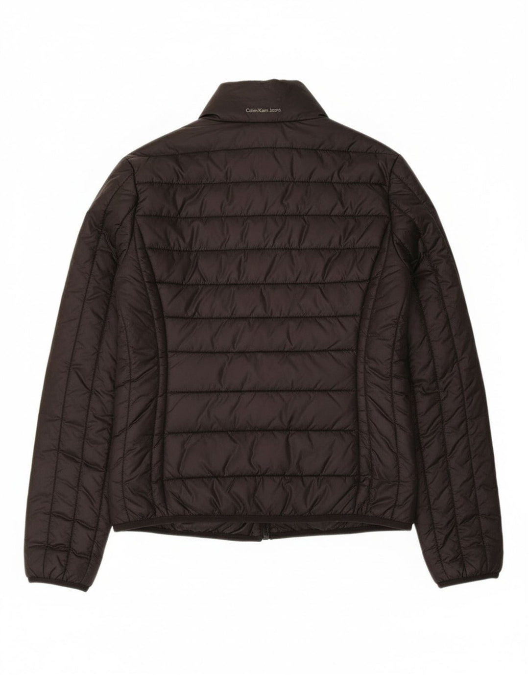 Giacca reversibile da donna Calvin Klein Jeans UK 14 media nera in poliammide