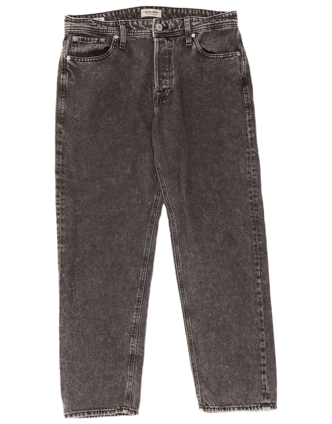 Jeans affusolati da uomo Jack & Jones W33 L30 cotone grigio