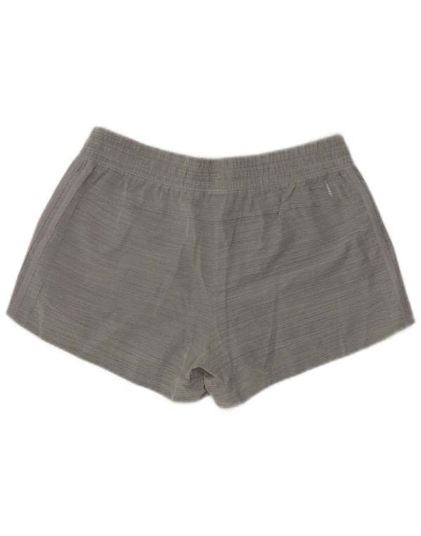 Pantaloncini sportivi Adidas da donna UK 12/14 Poliestere gessato grigio medio