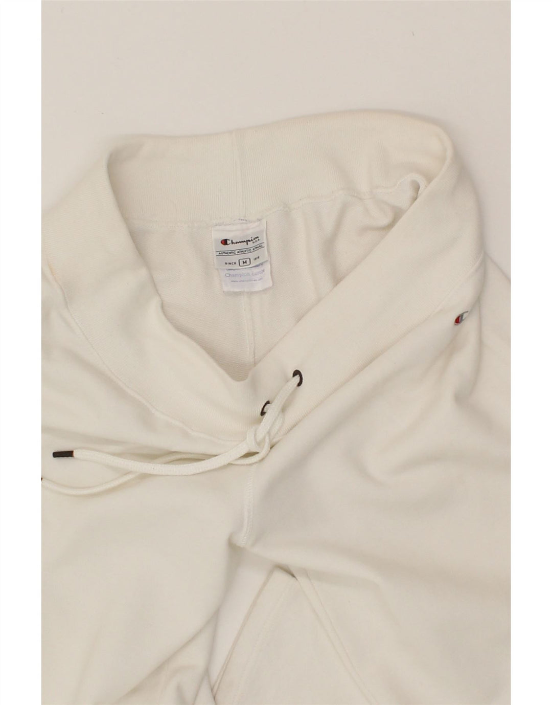 CHAMPION Womens Tracksuit Trousers UK 14 Medium White Cotton Vintage Champion and Second-Hand Champion from Messina Hembry 