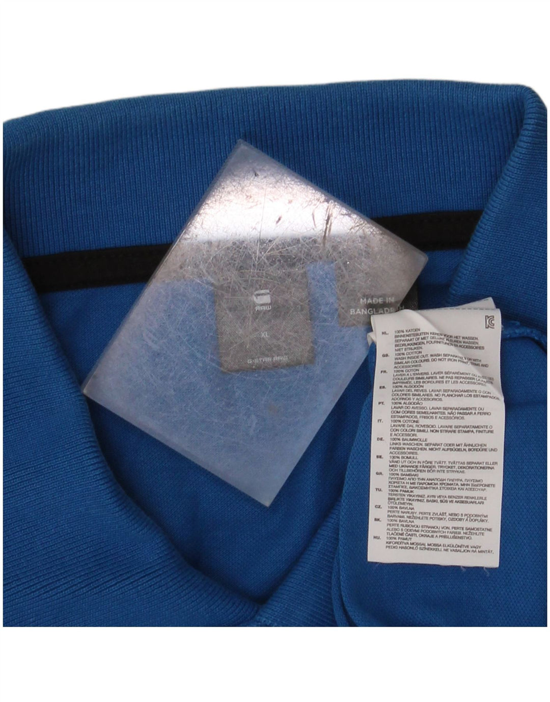 Polo da uomo G-STAR XL in cotone blu