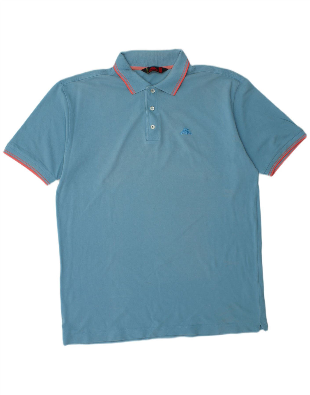 KAPPA Mens Polo Shirt XL Blue Cotton