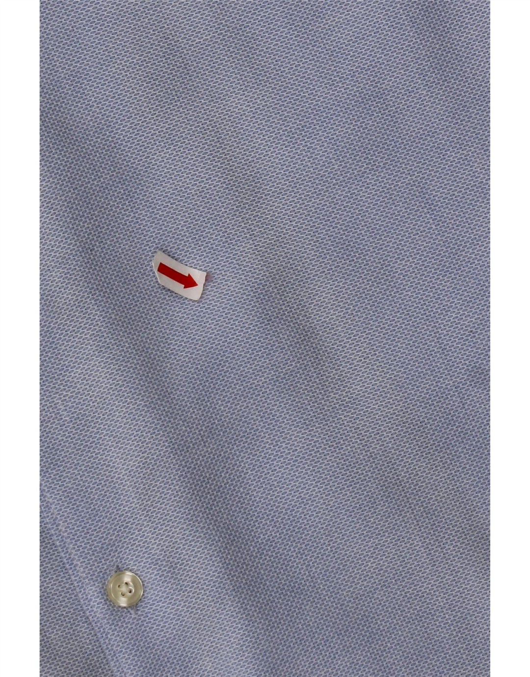 Camicia ZARA Uomo Slim Fit Large Blu Cotone