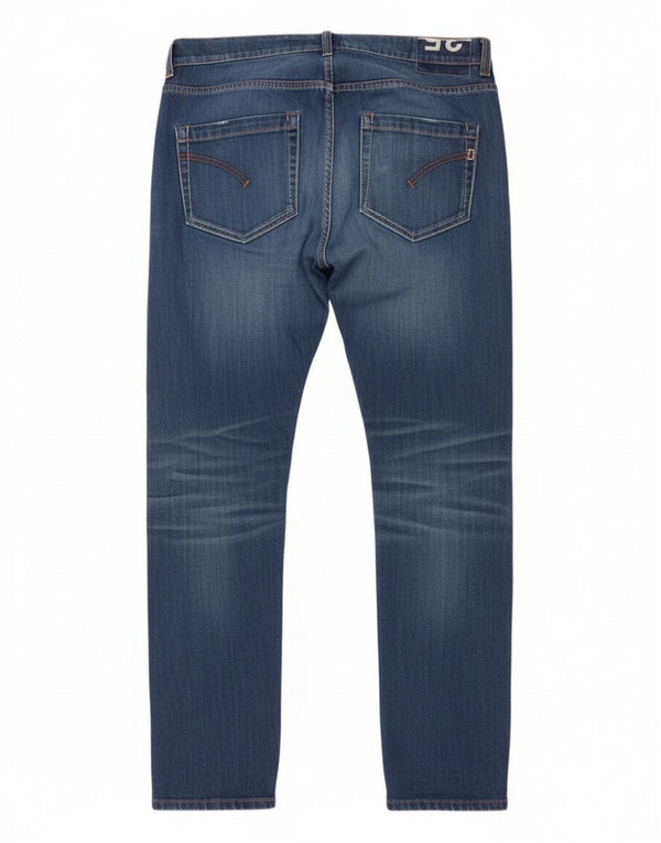 Jeans slim da uomo Dondup W35 L30 poliestere blu