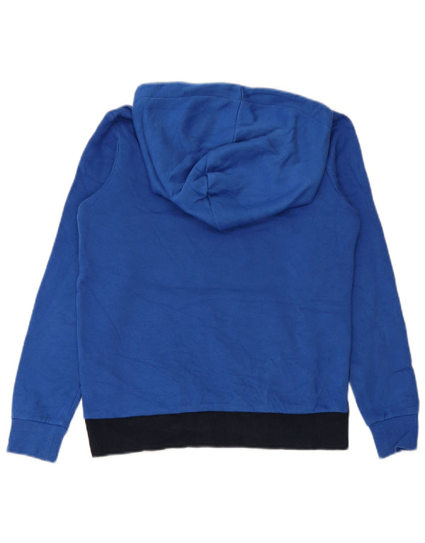 JACK & JONES Felpa con cappuccio da bambino 11-12 anni in cotone color block blu