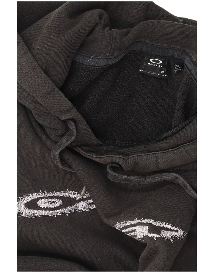 Maglione con cappuccio grafico da uomo Oakley medio nero