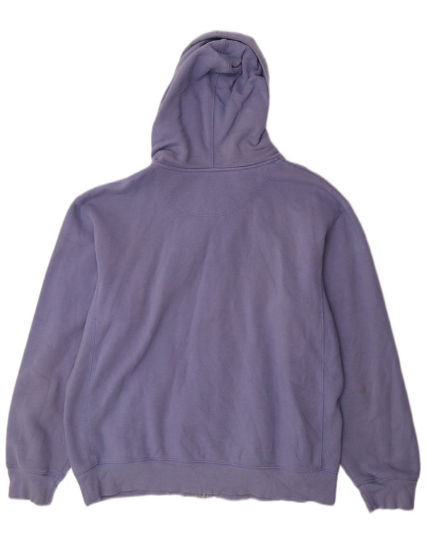 Felpa con cappuccio e zip da uomo Nike UK 45/47 XL cotone viola