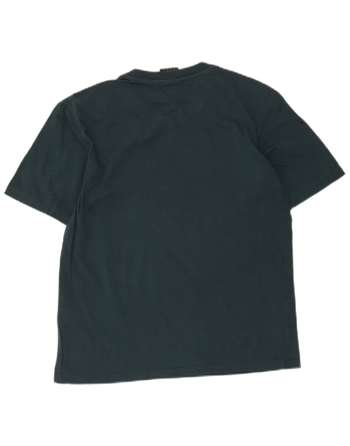 T-shirt grafica regolare da uomo Umbro Top Small in cotone verde