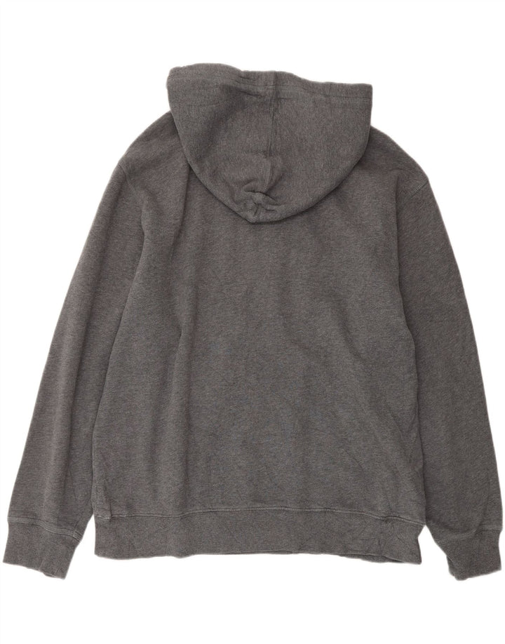 IZOD Mens Hoodie Jumper XL Grey Cotton Vintage Izod and Second-Hand Izod from Messina Hembry 