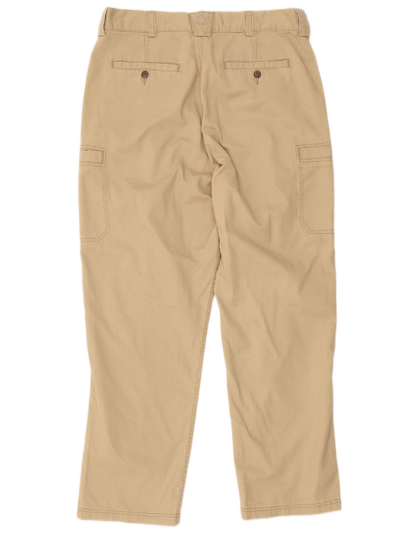 Pantaloni cargo dritti da uomo Timberland Weathergear W36 L30 cotone beige