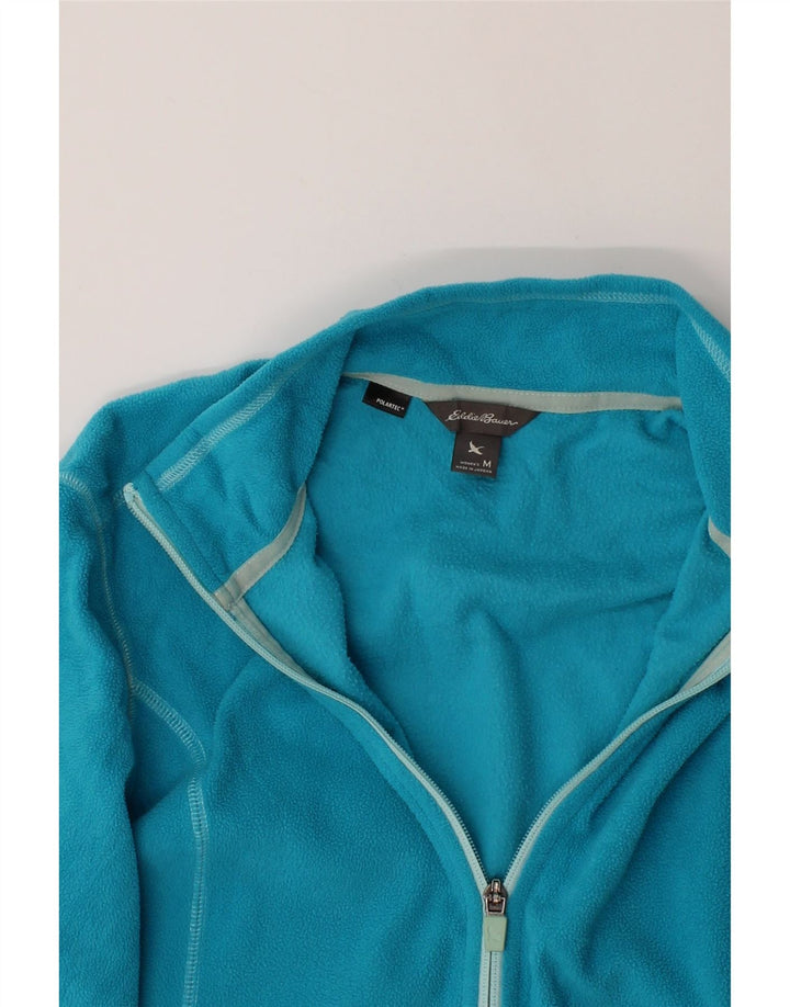 EDDIE BAUER Womens Polartec Fleece Jacket UK 14 Medium Blue Polyester Vintage Eddie Bauer and Second-Hand Eddie Bauer from Messina Hembry 