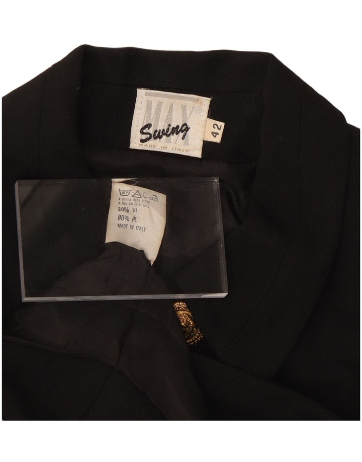 Giacca Bolero Donna VINTAGE IT 42 Viscosa Media Nera