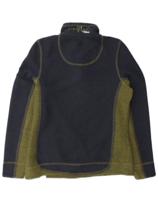 Felpa da donna Weird Fish Jumper UK 12 Medium Navy Blue Colourblock