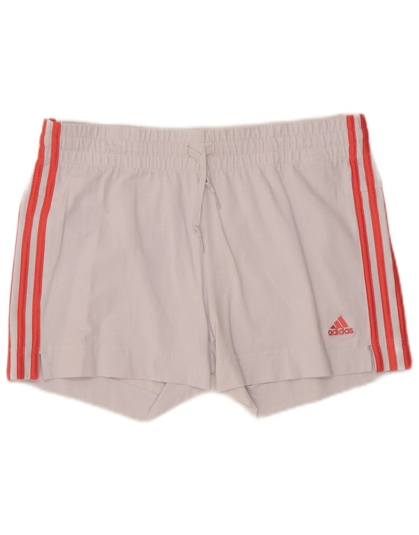 Pantaloncini sportivi ADIDAS da donna UK 12/14 Cotone bianco medio