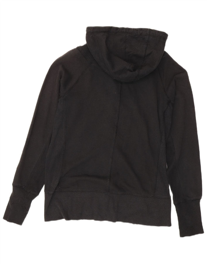 Maglione con cappuccio e zip da donna Reebok UK 14 cotone medio nero