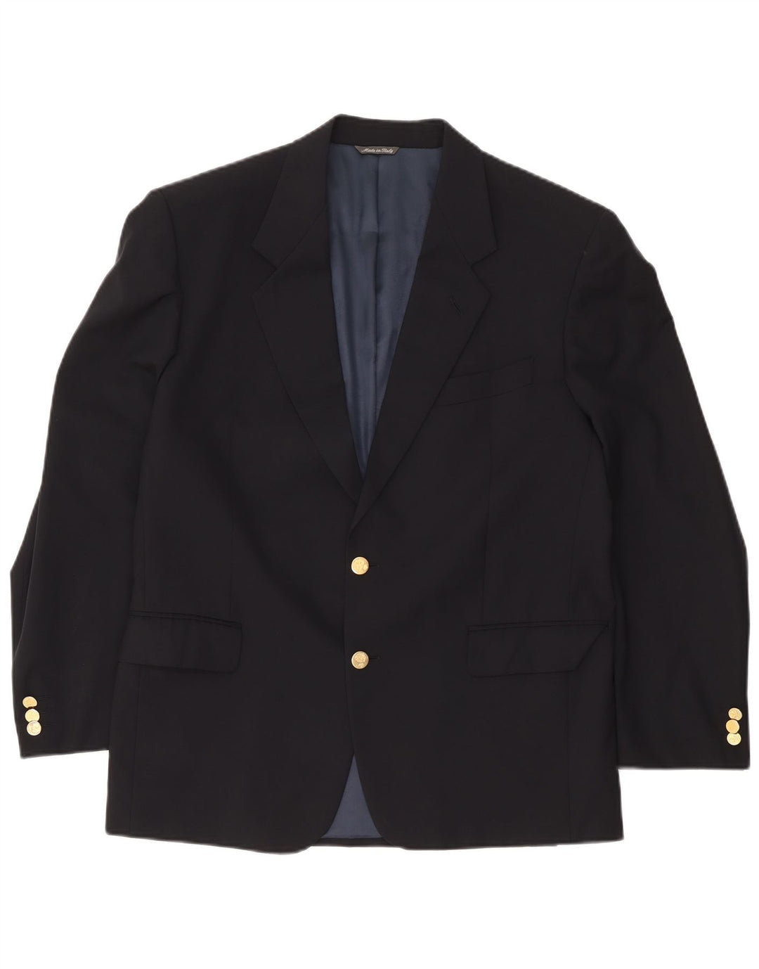 Giacca blazer da uomo a 2 bottoni Urbis IT 52 XL in lana blu navy