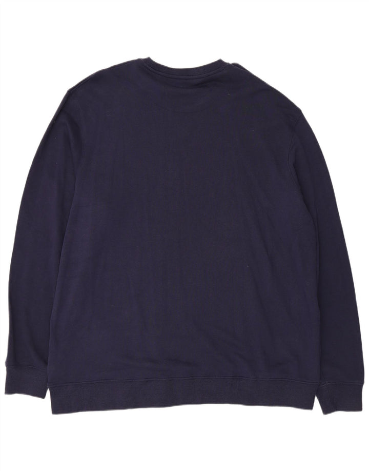 Felpa da uomo Wrangler maglione 2XL cotone blu navy