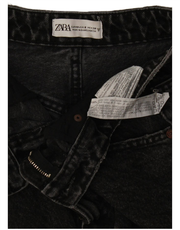 Pantaloncini di jeans da donna Zara EU 40 medi W30 cotone grigio