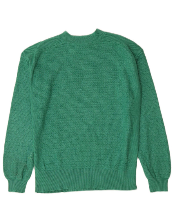 Maglione maglione oversize con collo dolcevita da donna Marks & Spencer UK 6 XS Verde