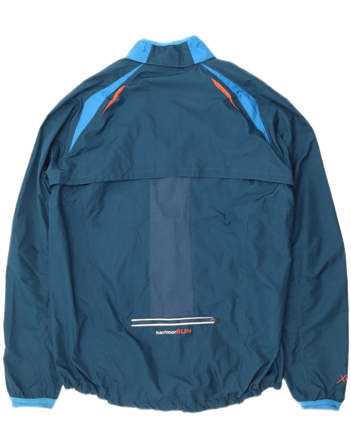 Giacca da tuta da uomo Karrimor UK 40 Large Blu Colourblock Poliestere