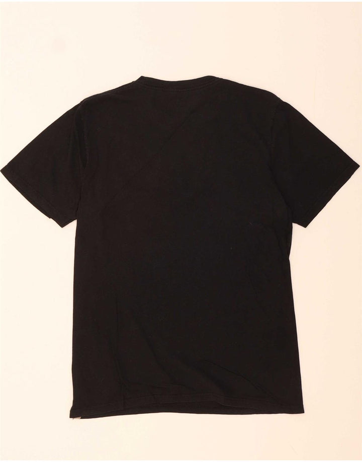 ADIDAS Mens Nebraska Graphic T-Shirt Top Medium Black Cotton