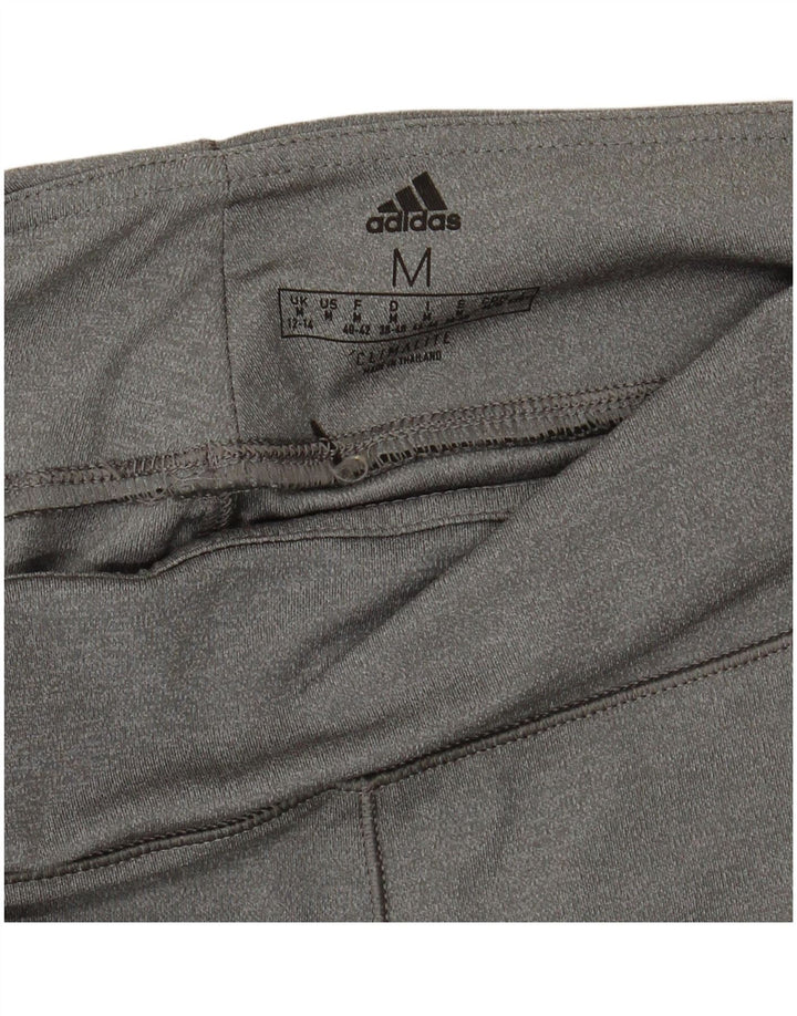 ADIDAS Womens Climalite Leggings UK 12/14 Medium  Grey