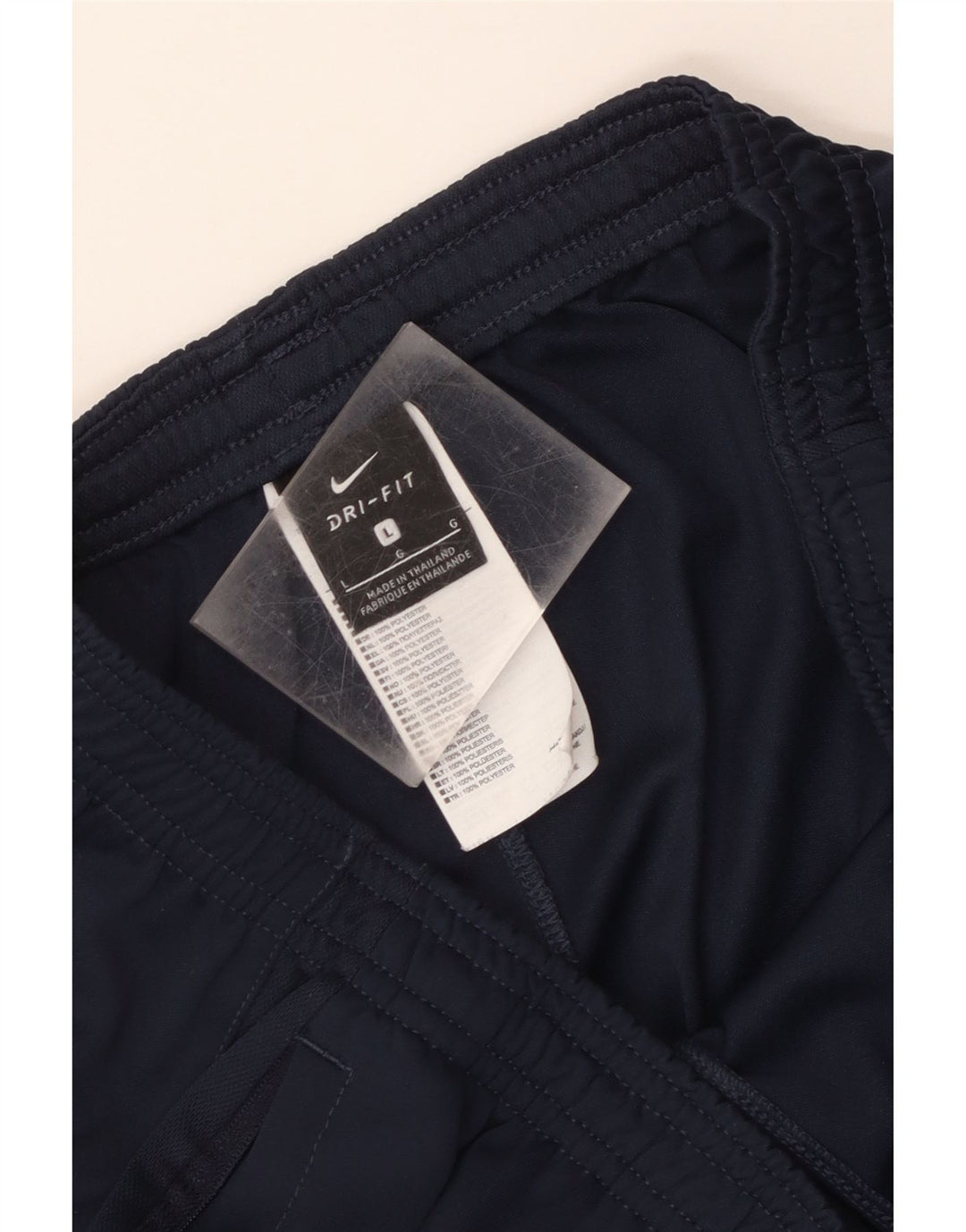 Pantaloni da tuta Nike Dri Fit da uomo, grandi, in poliestere blu navy