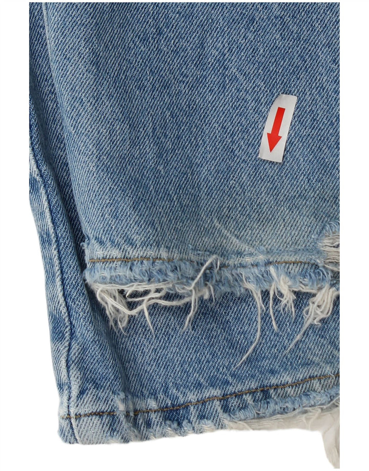 Jeans larghi cargo da donna Zara EU 40 medio W30 L30 cotone blu