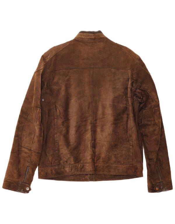 Giacca Scamosciata Uomo Conbipel IT 52 Large Pelle Marrone