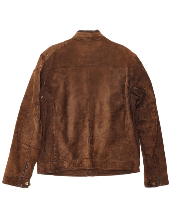 Giacca Scamosciata Uomo Conbipel IT 52 Large Pelle Marrone