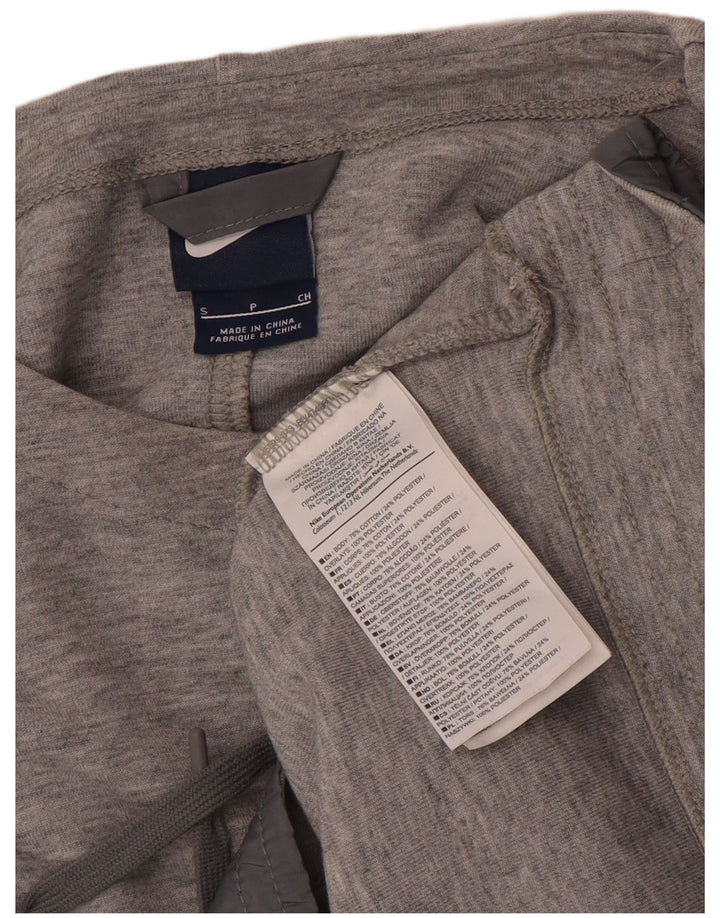 Felpa corta da donna Nike UK 10 piccola in cotone grigio
