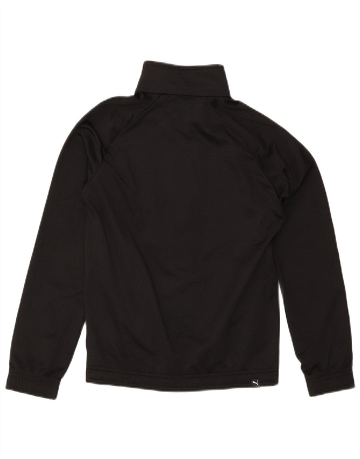 Giacca da ginnastica grafica PUMA da bambino 11-12 anni color block nero