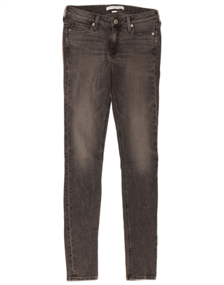 CALVIN KLEIN Womens Skinny Jeans W28 L32 Grey