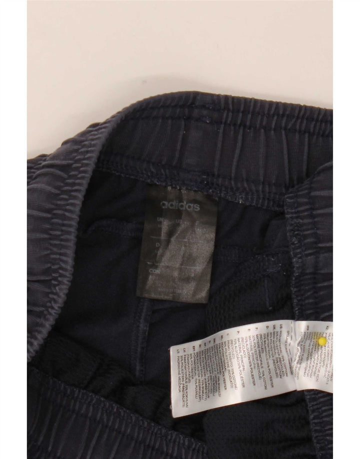 Pantaloncini sportivi Adidas da uomo con grafica media in cotone blu navy