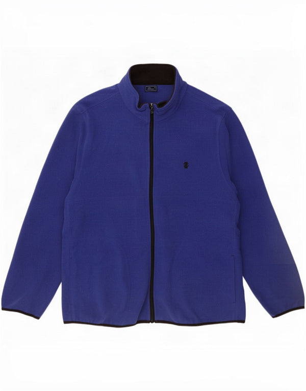 Giacca in pile da uomo Izod UK 40 Large Blu
