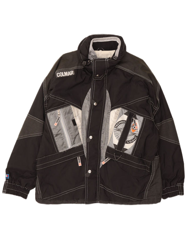 Giacca da sci con cappuccio da uomo Colmar IT 52 Large Black Colourblock