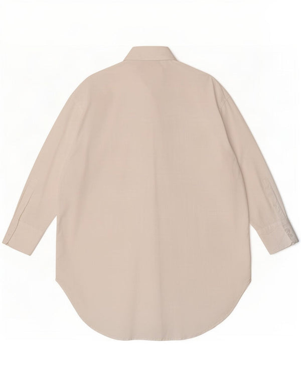 Camicia oversize da donna Zara UK 10 piccola in Lyocell bianco