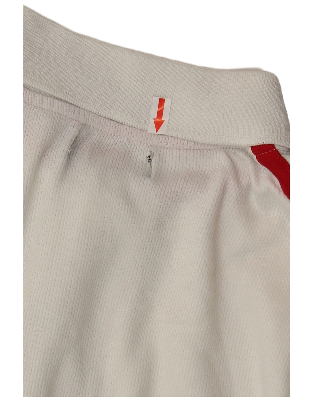 Polo Kappa da uomo piccola in cotone color block bianco